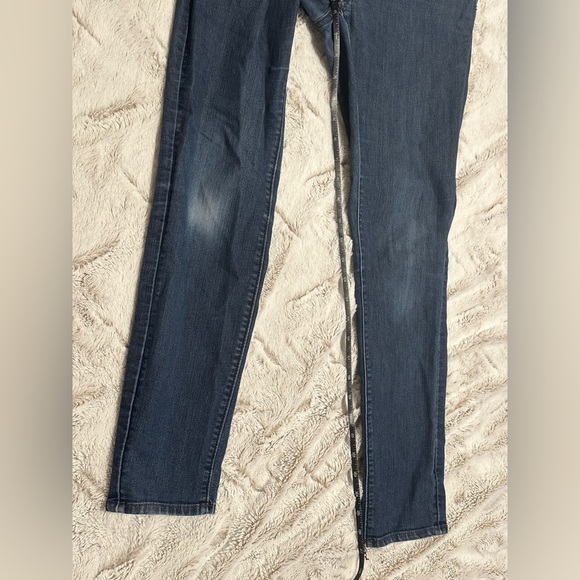 LOFT Women's Curvy Skinny Jeans P Petite- Dark Blue - Picture 9 of 16